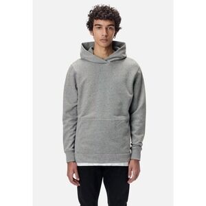 John‎ Elliott Mens Villain Side Zip Hoodie Grey French Terry Size 5 XXL